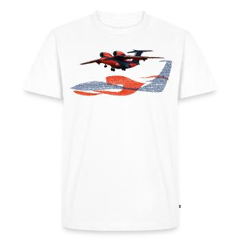 L’An-74 - T-shirt Premium bio Homme - blanc - Devant - Nico (187cm)