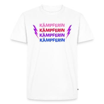 Fighter - You're strong - you can do it! - Men's Premium Organic T-Shirt - white - Front - Nico (187cm)