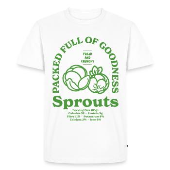 choux - T-shirt Premium bio Homme - blanc - Devant - Nico (187cm)