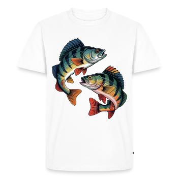 Deux perchoirs de saut - T-shirt Premium bio Homme - blanc - Devant - Nico (187cm)