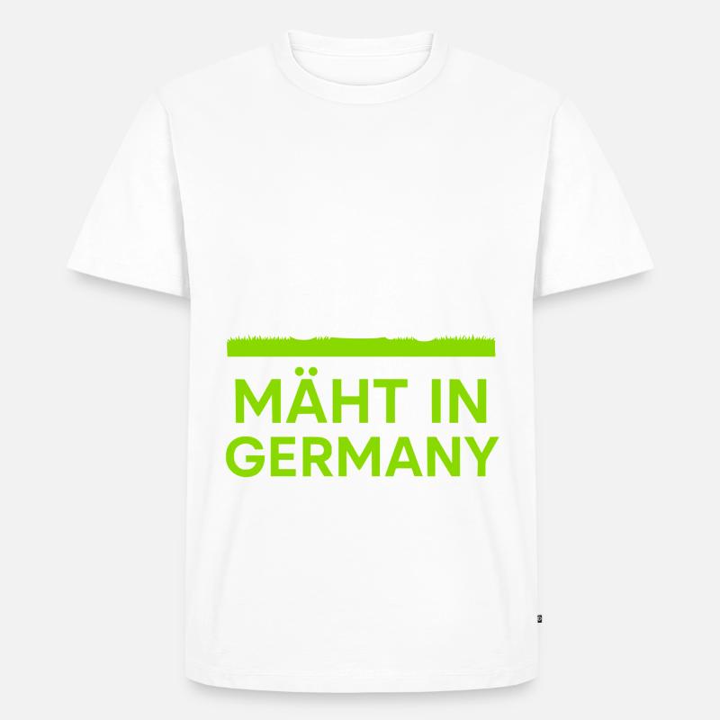 Mäht in Germany  - Männer Premium Bio T-Shirt - Weiß