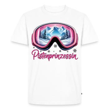 Piste princess - T-shirt Premium bio Homme - blanc - Devant - Nico (187cm)