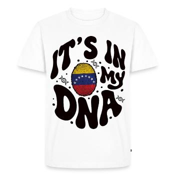 ADN vénézuélien Venezuela Drapeau hispanique - T-shirt Premium bio Homme - blanc - Devant - Nico (187cm)