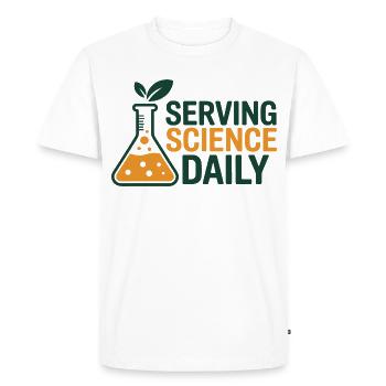 Équipement nutritionnel fondé sur des preuves pour diététicien agréé - T-shirt Premium bio Homme - blanc - Devant - Nico (187cm)