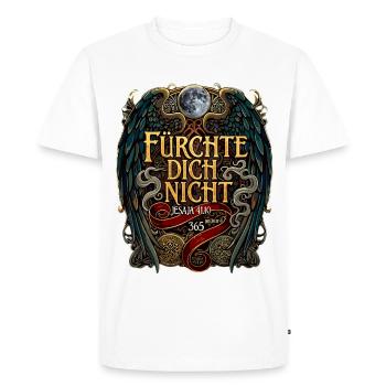 FEAR NOT Bible Isaiah 41:10 Fantasy - Men's Premium Organic T-Shirt - white - Front - Nico (187cm)