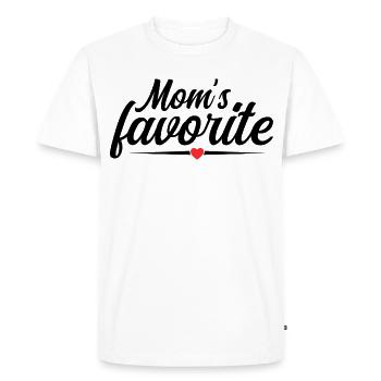 Fils préféré du cœur - La fierté de maman - T-shirt Premium bio Homme - blanc - Devant - Nico (187cm)