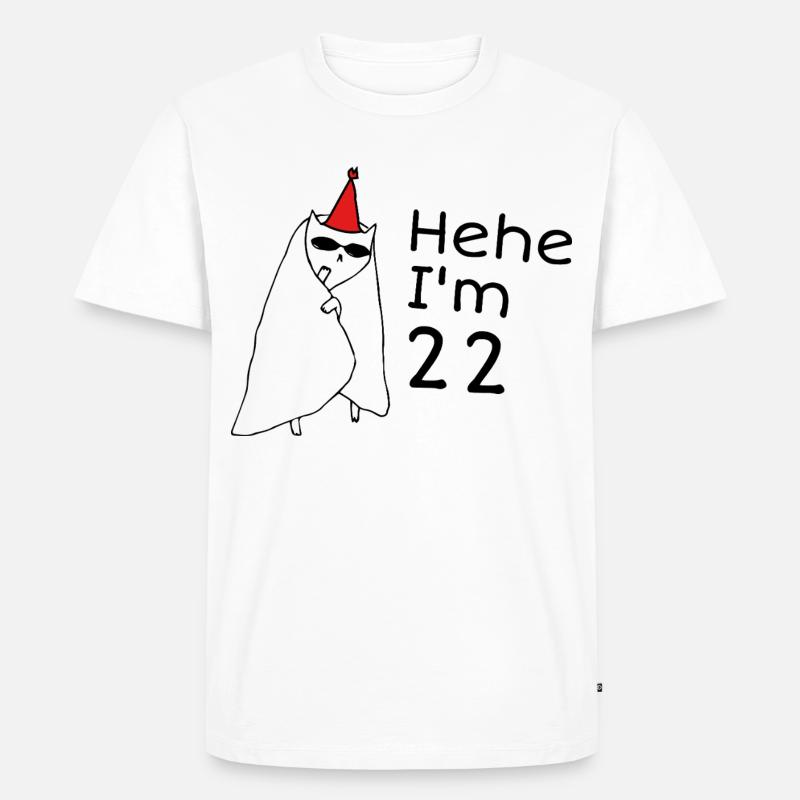 22-jähriges Jubiläum – 22-jähriges Jubiläumsgeschenk - Männer Premium Bio T-Shirt - Weiß