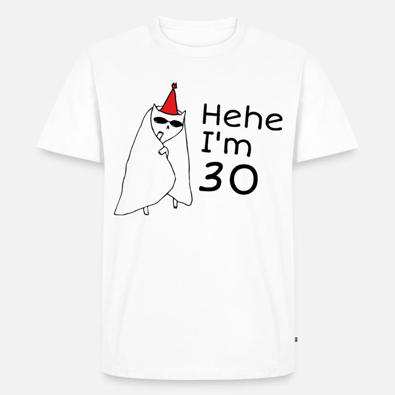 30-jähriges Jubiläumsgeschenk – 30-jähriges Jubiläumsgeschenk - Männer Premium Bio T-Shirt - Weiß