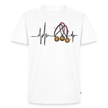 Medals Gold Silver Bronze Winner Sport Awards - Men's Premium Organic T-Shirt - white - Front - Nico (187cm)