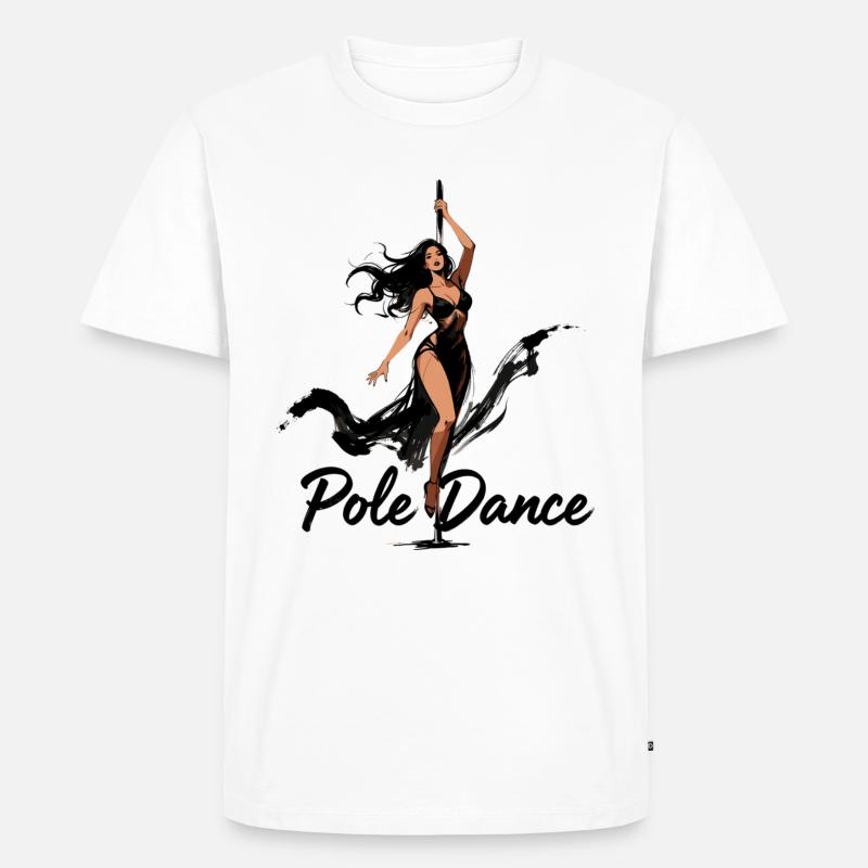 Pole Dance Poledancerin ästhetisch Geschenk - Männer Premium Bio T-Shirt - Weiß