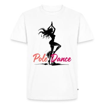 Cadeau esthétique de danseur en barre - T-shirt Premium bio Homme - blanc - Devant - Nico (187cm)