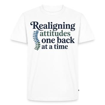 Chiropractor Spines Are My Specialty Professional  - Men's Premium Organic T-Shirt - white - Front - Nico (187cm)