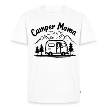 Camper Mom Adventure Mountains Camper - Men's Premium Organic T-Shirt - white - Front - Nico (187cm)