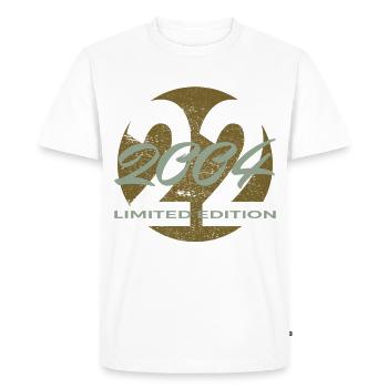 22e anniversaire 2004 cadeau pour hommes et femmes - T-shirt Premium bio Homme - blanc - Devant - Nico (187cm)