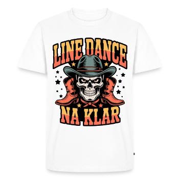 Rodéo de la danse en ligne - T-shirt Premium bio Homme - blanc - Devant - Nico (187cm)