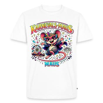 Carnival Mouse Carnival Costume Cute Gift - Men's Premium Organic T-Shirt - white - Front - Nico (187cm)