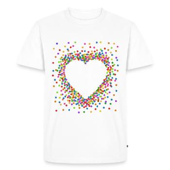 Confetti in the Heart - Carnival in the Blood Costume - Men's Premium Organic T-Shirt - white - Front - Nico (187cm)