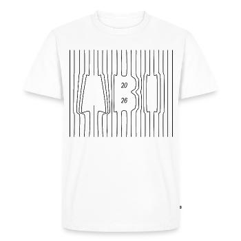 Lifelines | Abi 26 - Abitur - Don - T-shirt Premium bio Homme - blanc - Devant - Nico (187cm)