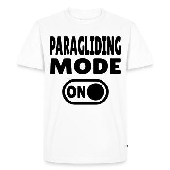 Paragliding Mode ON – Paragliding Freedom - Men's Premium Organic T-Shirt - white - Front - Nico (187cm)