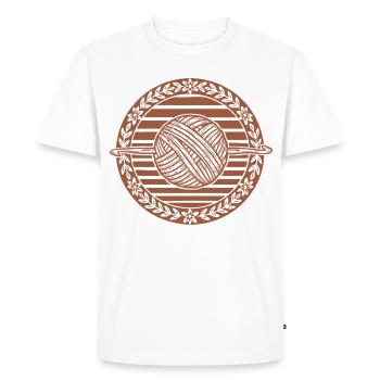 Funny Crochet Lover Crochet Hook Yarn Lovers - Men's Premium Organic T-Shirt - white - Front - Nico (187cm)