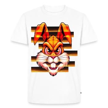 Illustration-personnalisée-cool-pour-t-de - T-shirt Premium bio Homme - blanc - Devant - Nico (187cm)