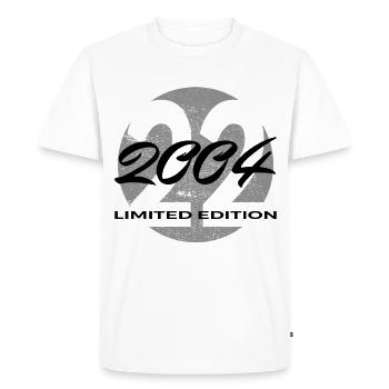 22e anniversaire 2004 cadeau pour hommes et femmes - T-shirt Premium bio Homme - blanc - Devant - Nico (187cm)