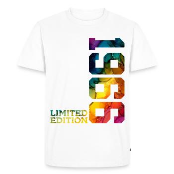 ÉDITION LIMITÉE 1966 60 ANS 60E ANNIVERSAIRE - T-shirt Premium bio Homme - blanc - Devant - Nico (187cm)
