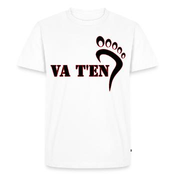 VA T'EN - T-shirt Premium bio Homme - blanc - Devant - Nico (187cm)