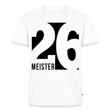Champion 2026 Championship - Men's Premium Organic T-Shirt - white - Front - Nico (187cm)