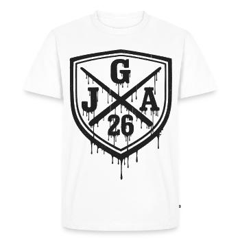 Bachelor Party 2026 Bachelor Party Crew - Men's Premium Organic T-Shirt - white - Front - Nico (187cm)