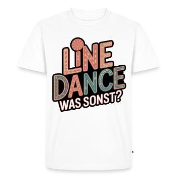 Danse en ligne Quoi d’autre ? - T-shirt Premium bio Homme - blanc - Devant - Nico (187cm)