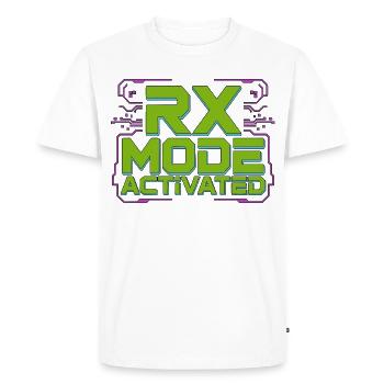 Pharmacien de détail en mode Rx Soins activés en pharmacie - T-shirt Premium bio Homme - blanc - Devant - Nico (187cm)