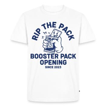 Rip The Pack Booster Pack Opening trading card - Men's Premium Organic T-Shirt - white - Front - Nico (187cm)
