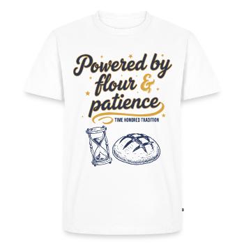 Sourdough Bread Baking Baker Sourdough Starter - Men's Premium Organic T-Shirt - white - Front - Nico (187cm)