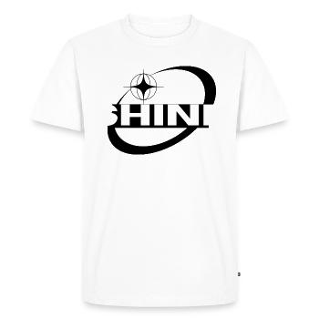 Shine Y2K - T-shirt Premium bio Homme - blanc - Devant - Nico (187cm)