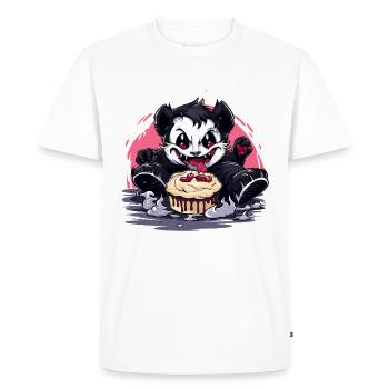 Husky Cake Chaos - Men's Premium Organic T-Shirt - white - Front - Nico (187cm)