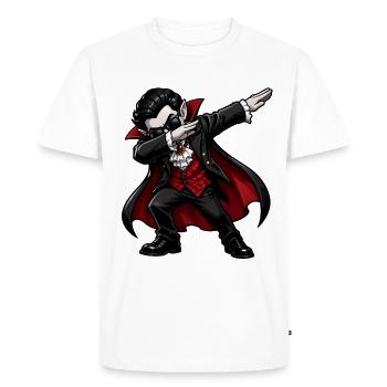 Vampire Dab - T-shirt Premium bio Homme - blanc - Devant - Nico (187cm)