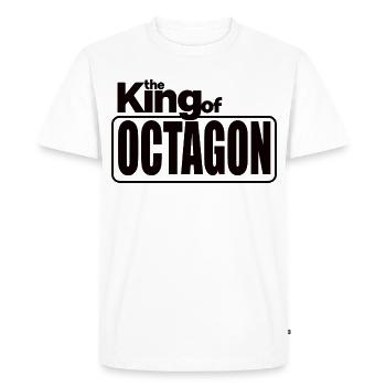 MMA Octogonal Mixed Martial Arts Kampfsport - T-shirt Premium bio Homme - blanc - Devant - Nico (187cm)