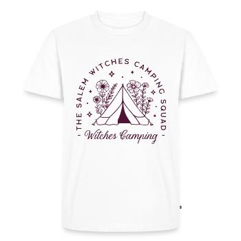 Witches camping witch camp trip - Men's Premium Organic T-Shirt - white - Front - Nico (187cm)