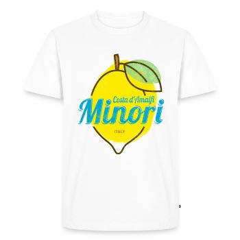 Minori Costa d'Amalfi Lemon Italy Amalfi Coast - Men's Premium Organic T-Shirt - white - Front - Nico (187cm)