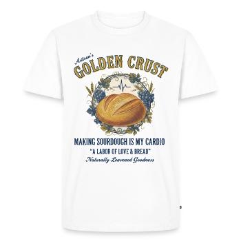 Sourdough Bread Baking Baker Local Sourdough Era - Men's Premium Organic T-Shirt - white - Front - Nico (187cm)