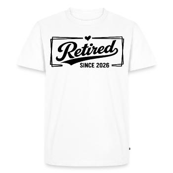 Legendary retired drummer still in rhythm - Men's Premium Organic T-Shirt - white - Front - Nico (187cm)