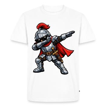 Chevalier Dab - T-shirt Premium bio Homme - blanc - Devant - Nico (187cm)