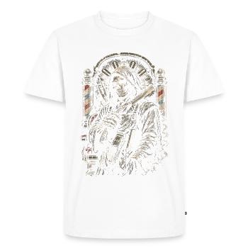 Barber Barbier - T-shirt Premium bio Homme - blanc - Devant - Nico (187cm)