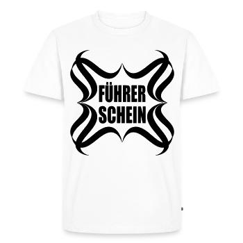 Félicitations, permis de conduire réussi - T-shirt Premium bio Homme - blanc - Devant - Nico (187cm)