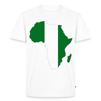 Drapeau du Niger Afrique - T-shirt Premium bio Homme - blanc - Devant - Nico (187cm)