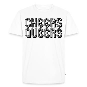 Santé Queers LGBTQ queer - T-shirt Premium bio Homme - blanc - Devant - Nico (187cm)
