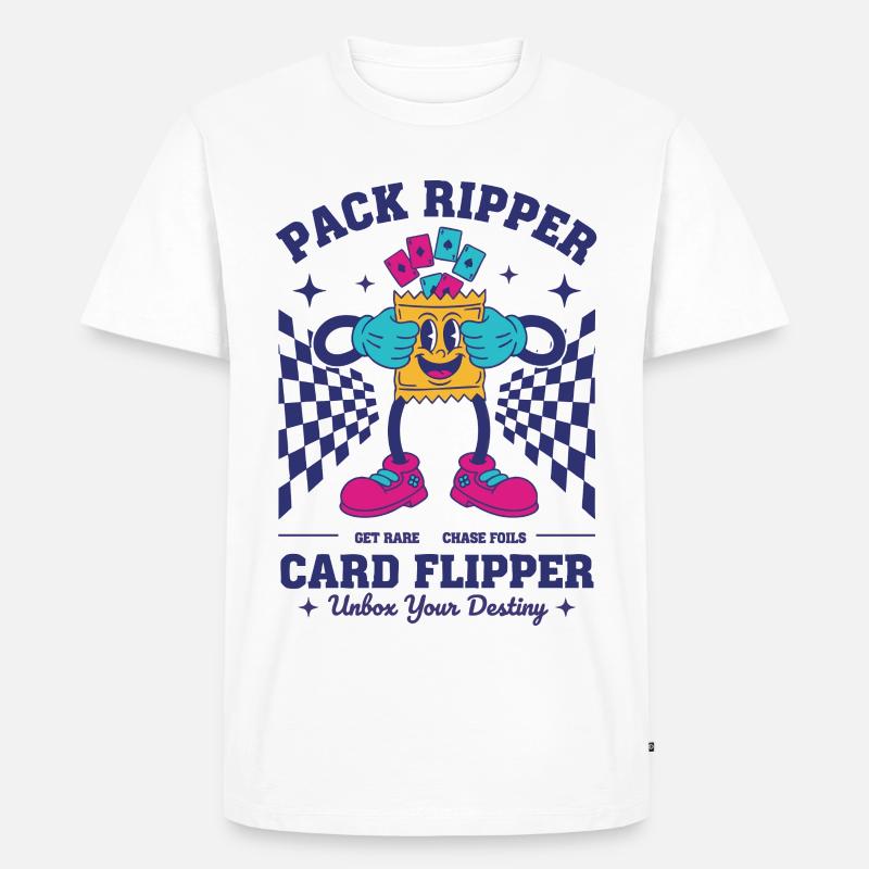 Pack Ripper Card Flipper Unbox Your Destiny - Männer Premium Bio T-Shirt - Weiß