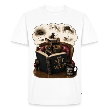 L’Art de la guerre - T-shirt Premium bio Homme - blanc - Devant - Nico (187cm)