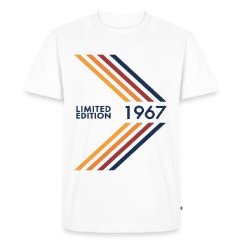 1967 Limited Edition Birthday Man Wife Vintage - Men's Premium Organic T-Shirt - white - Front - Nico (187cm)